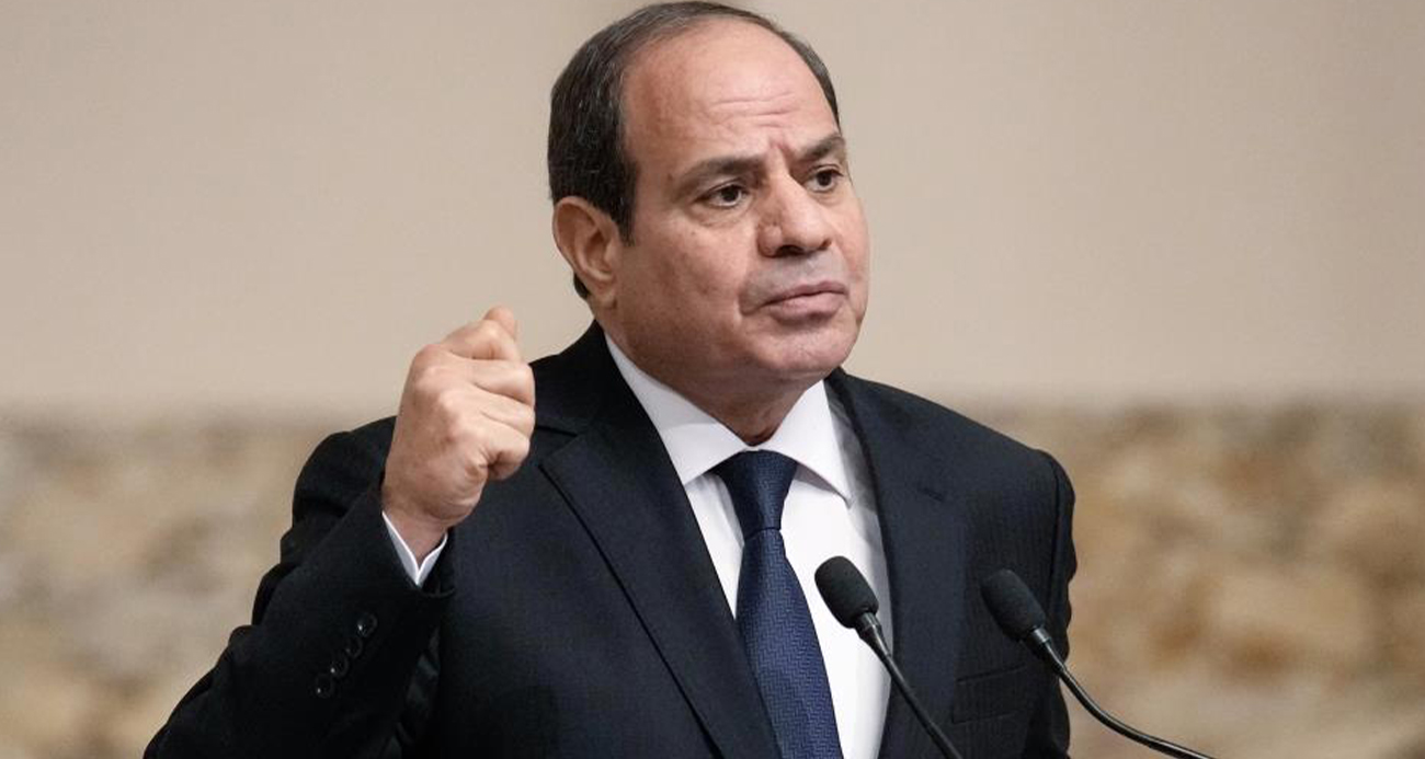 Sisi: ‘Filistinlileri yerinden etmeden Gazze Şeridi’nin yeniden inşasına derhal başlanması gerekiyor