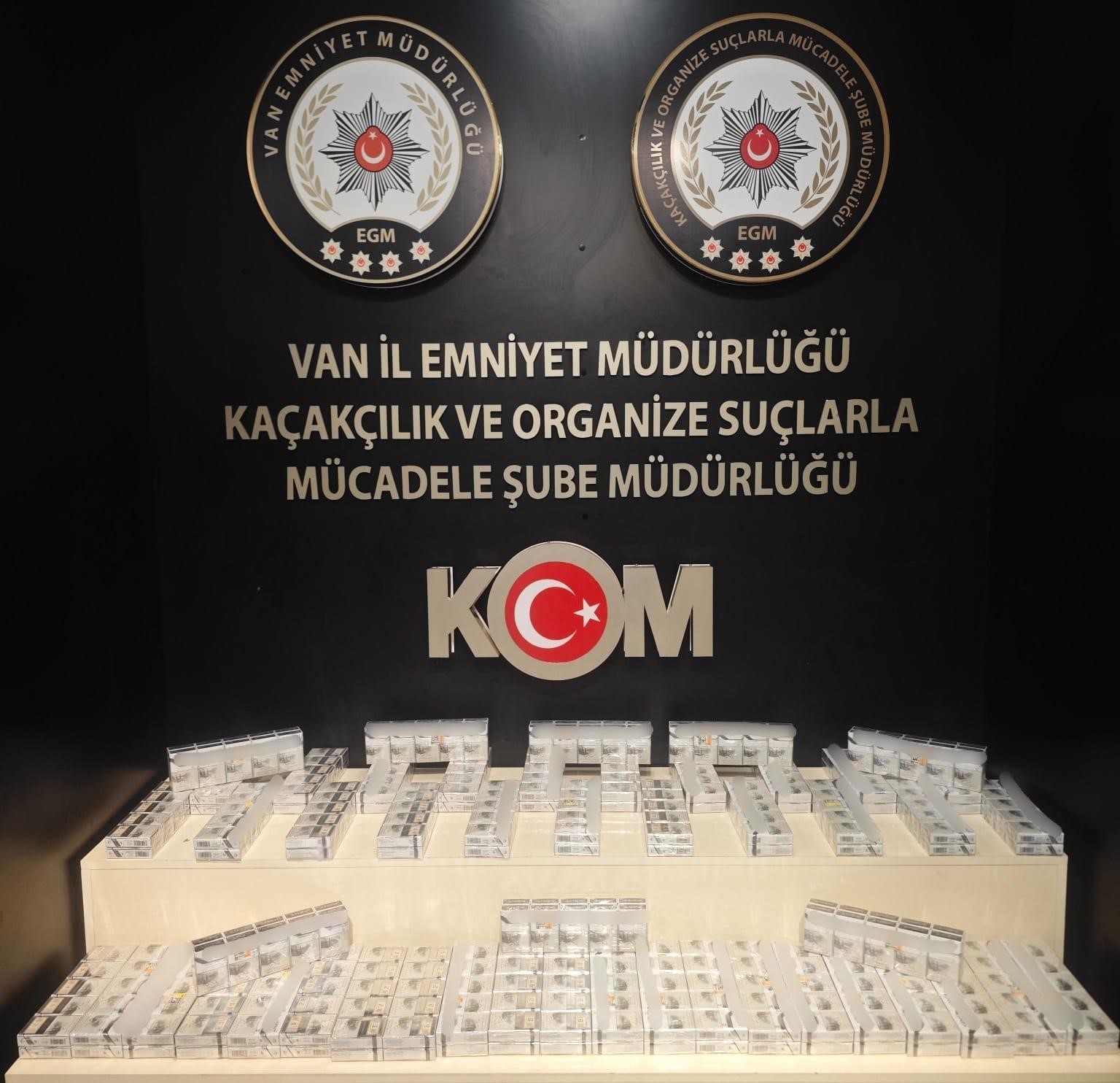 Van’da gümrük kaçakçılığı operasyonu