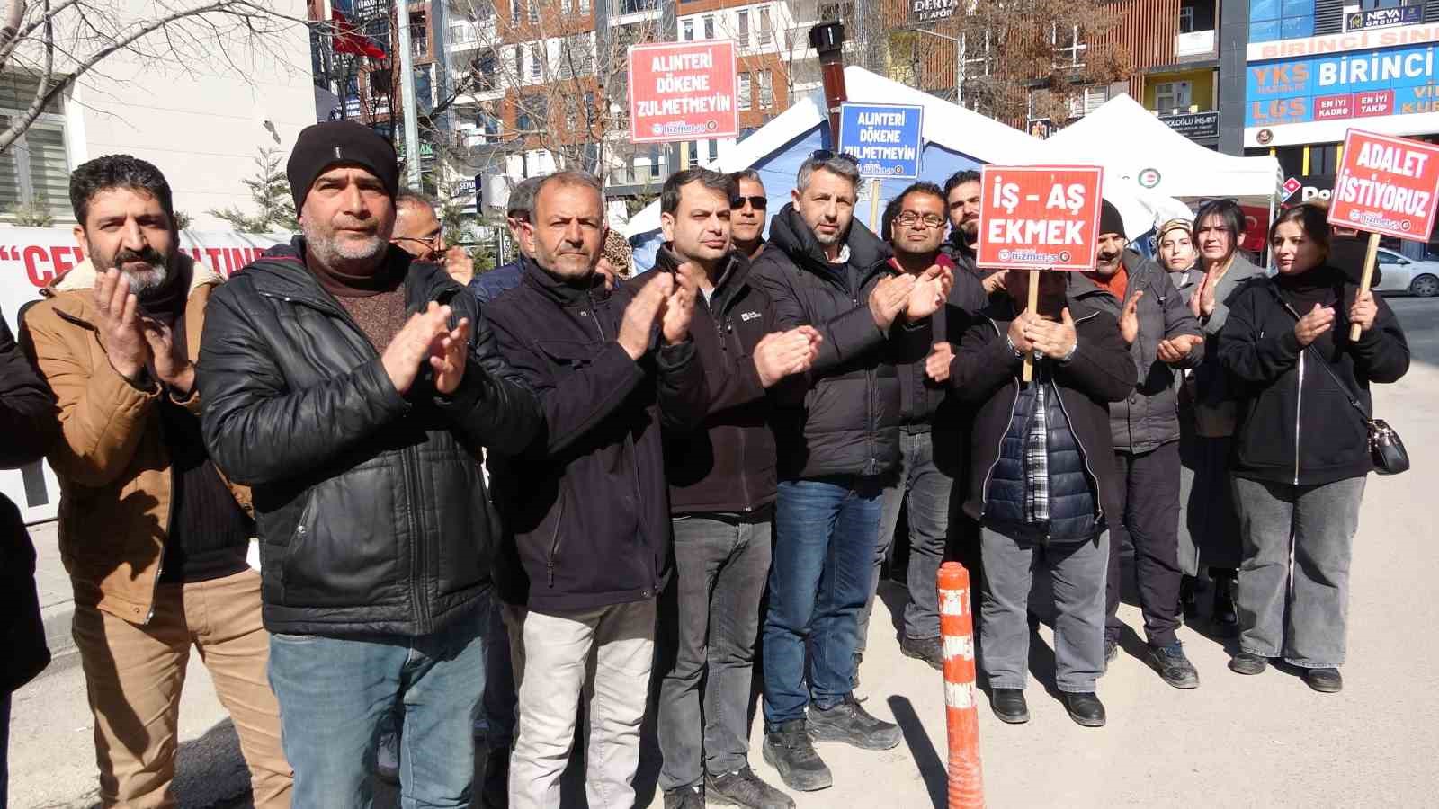 Van’da işten çıkarılan işçiler umutlandı