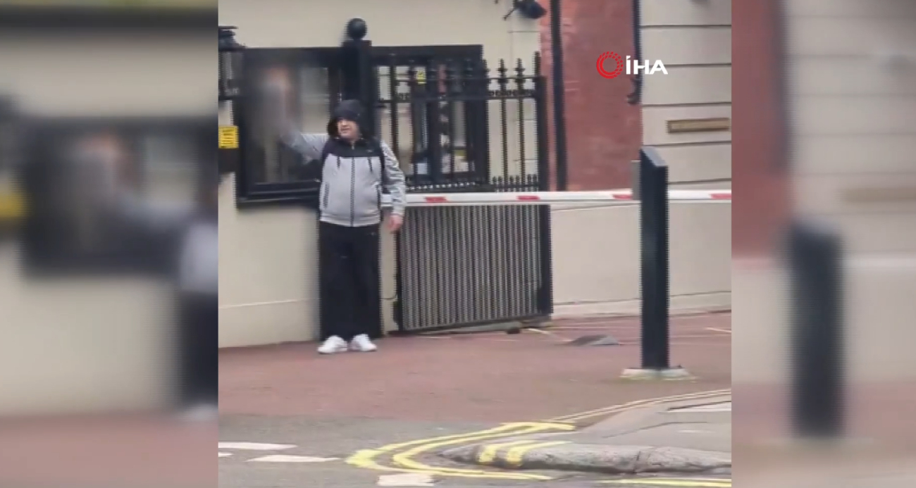 İngiltere’de Türk Konsolosluğu önünde Kur-an yakan adam etkisiz hale getirildi