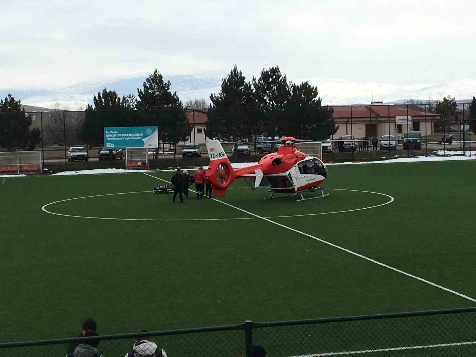 Amatör maça helikopter arası