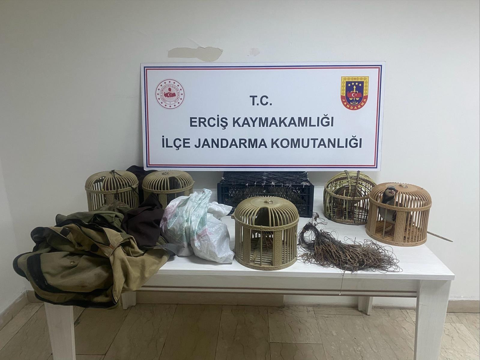 Van’da Kafes avcılarına 124 bin 857 lira idari para cezası kesildi