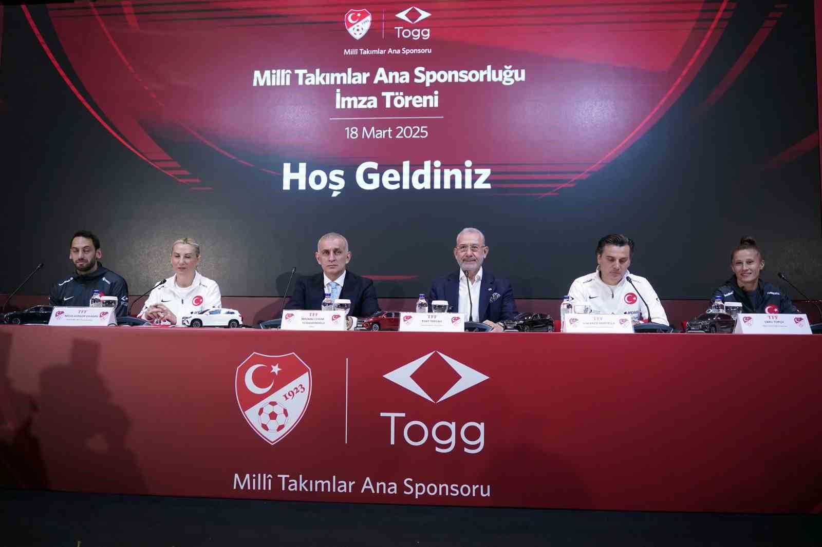 TOGG, Milli Takımlar ana sponsoru oldu