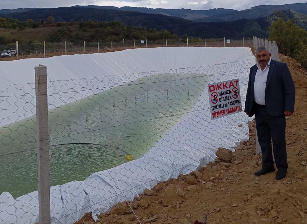 Su sıkıntısına karşı kendi imkanlarıyla çözüm buldu