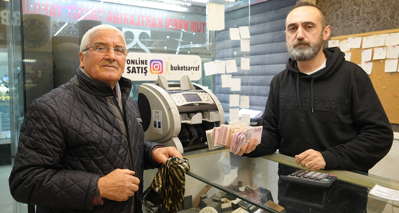 Kuyumcuda verilen fazladan 100 bin lirayı iade etti