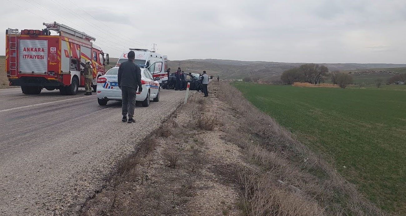 Ankara’da trafik kazası