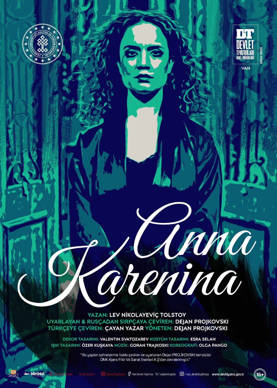 Van Devlet Tiyatrosu’nda Bugün “Anna Karenina” Sahnelenecek