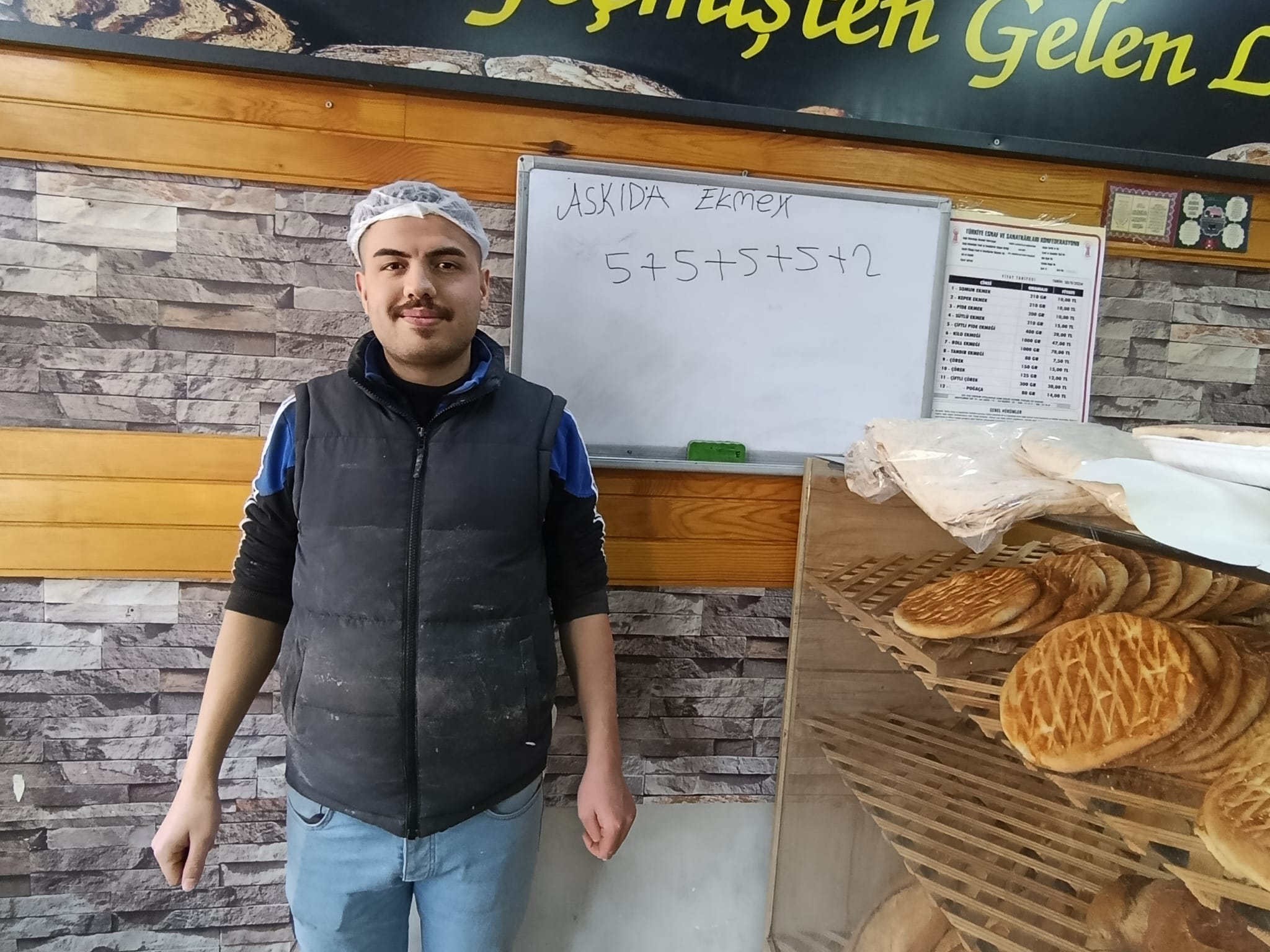 Van’da bulunan bir fırından örnek davranış