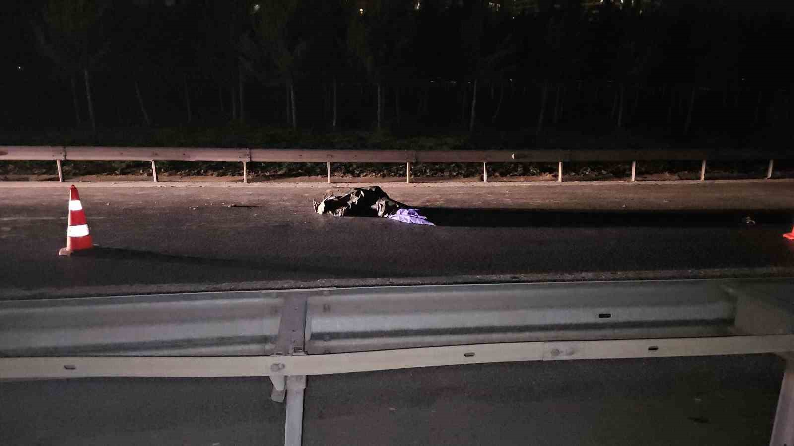 TEM’de ilginç kaza