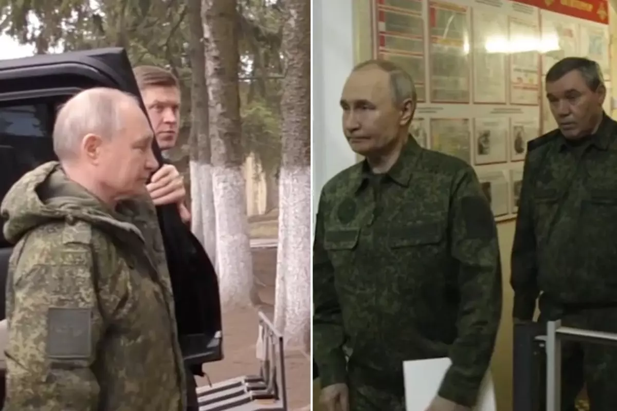 Putin askeri üniforma giydi, Kursk’u ziyaret etti
