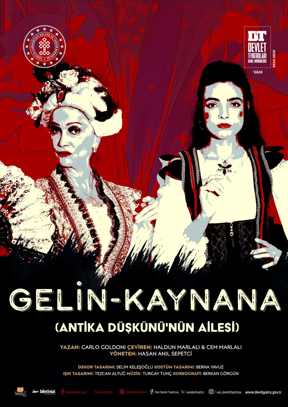 Van Devlet Tiyatrosu’nda “Gelin Kaynana” Oyunu Sahnelecek