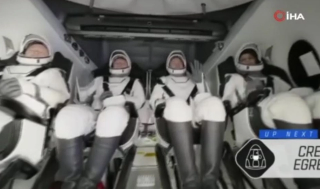 Uzay istasyonunda mahsur kalan NASA astronotları dünyaya döndü