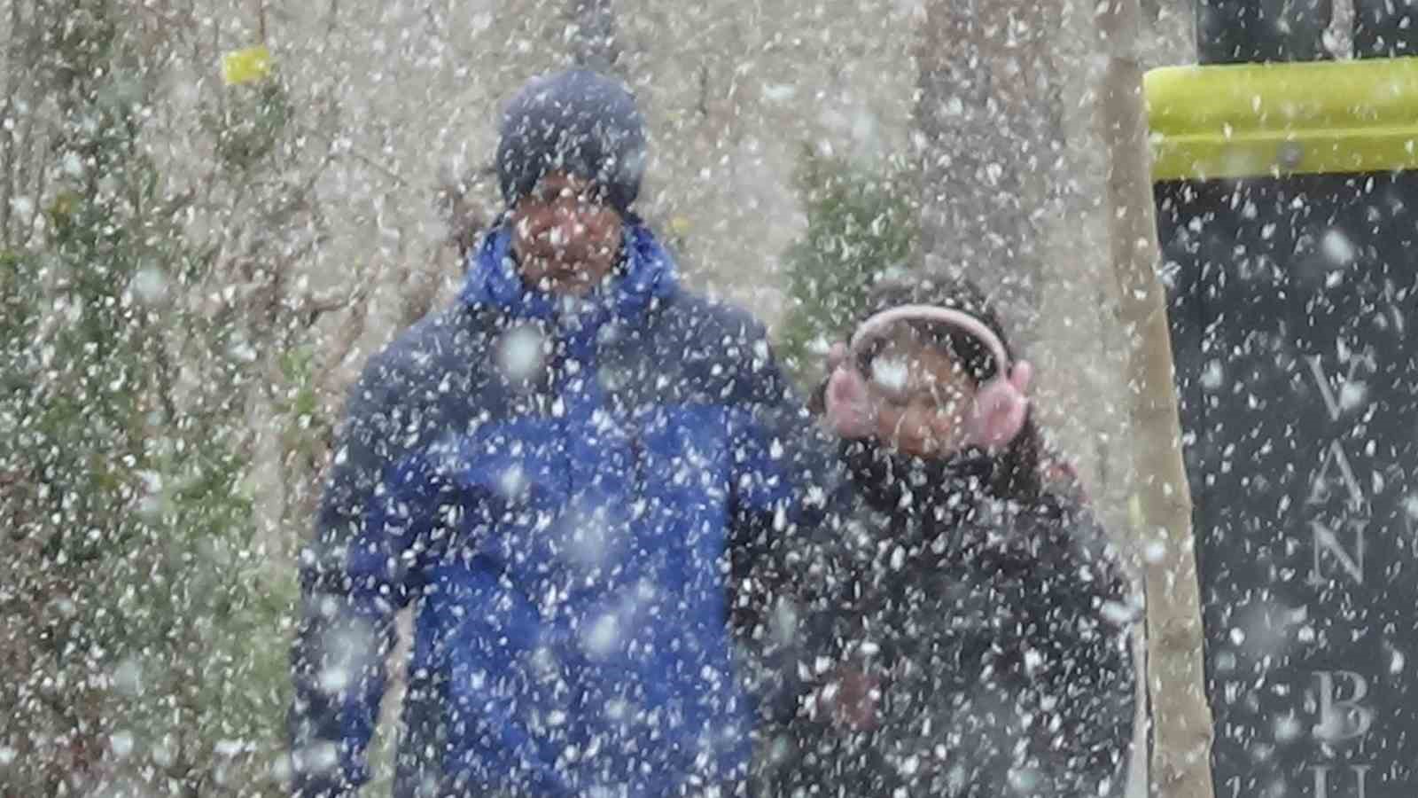 Van’ın Çaldıran ilçesi beyaza büründü