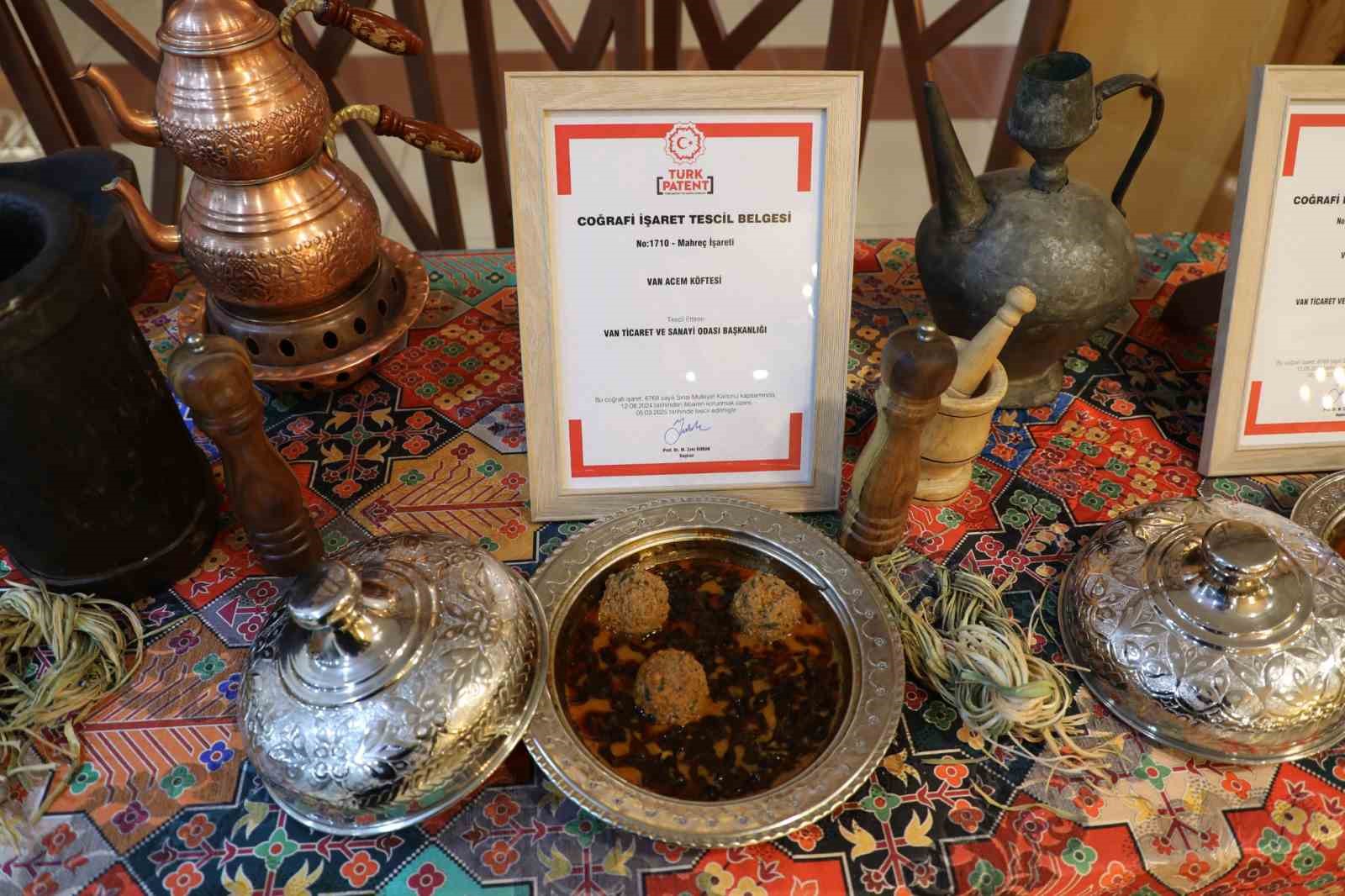 Van’ın Lezzetleri ve Kültürel Mirası Tescillenmeye Devam Ediyor