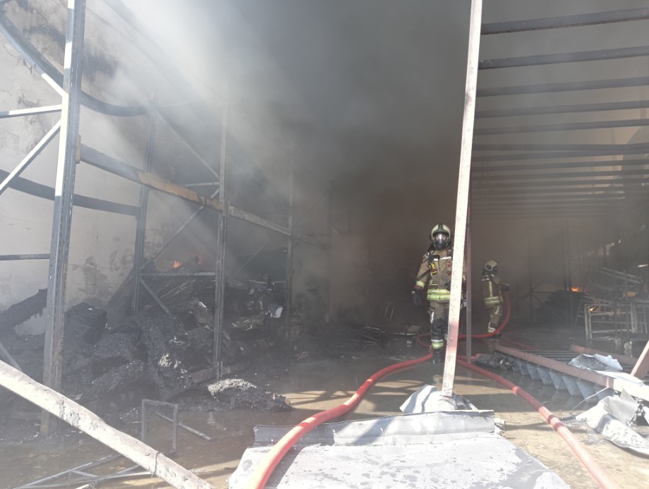 Ankara’da fabrika yangını