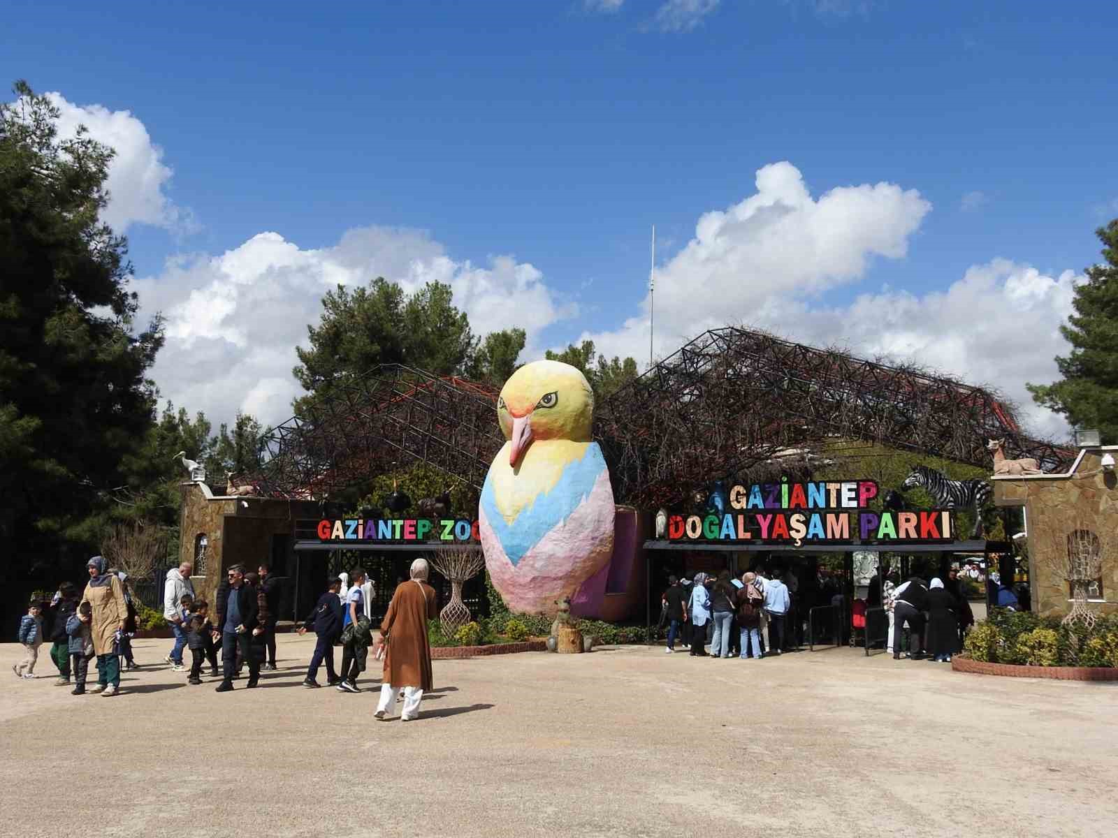 Gaziantep Doğal Yaşam Parkı’nda bayram rekoru