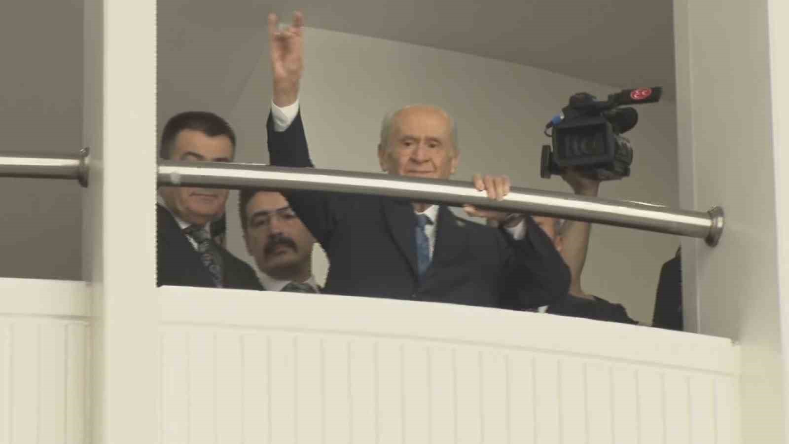 MHP Genel Başkanı Bahçeli çalışmalarına başladı