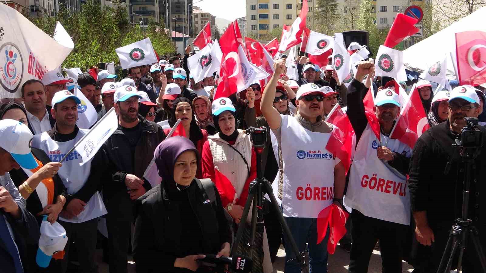 Hak-İş Genel Başkanı Arslan: “Kandil’in bu ülkeye söz sahibi olmasını istemiyoruz”