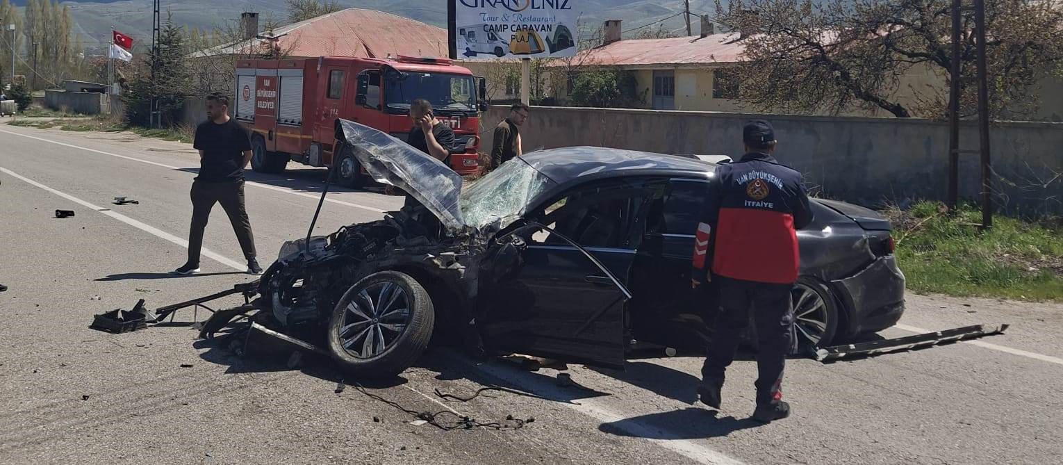 Van’da trafik kazası: 1 yaralı