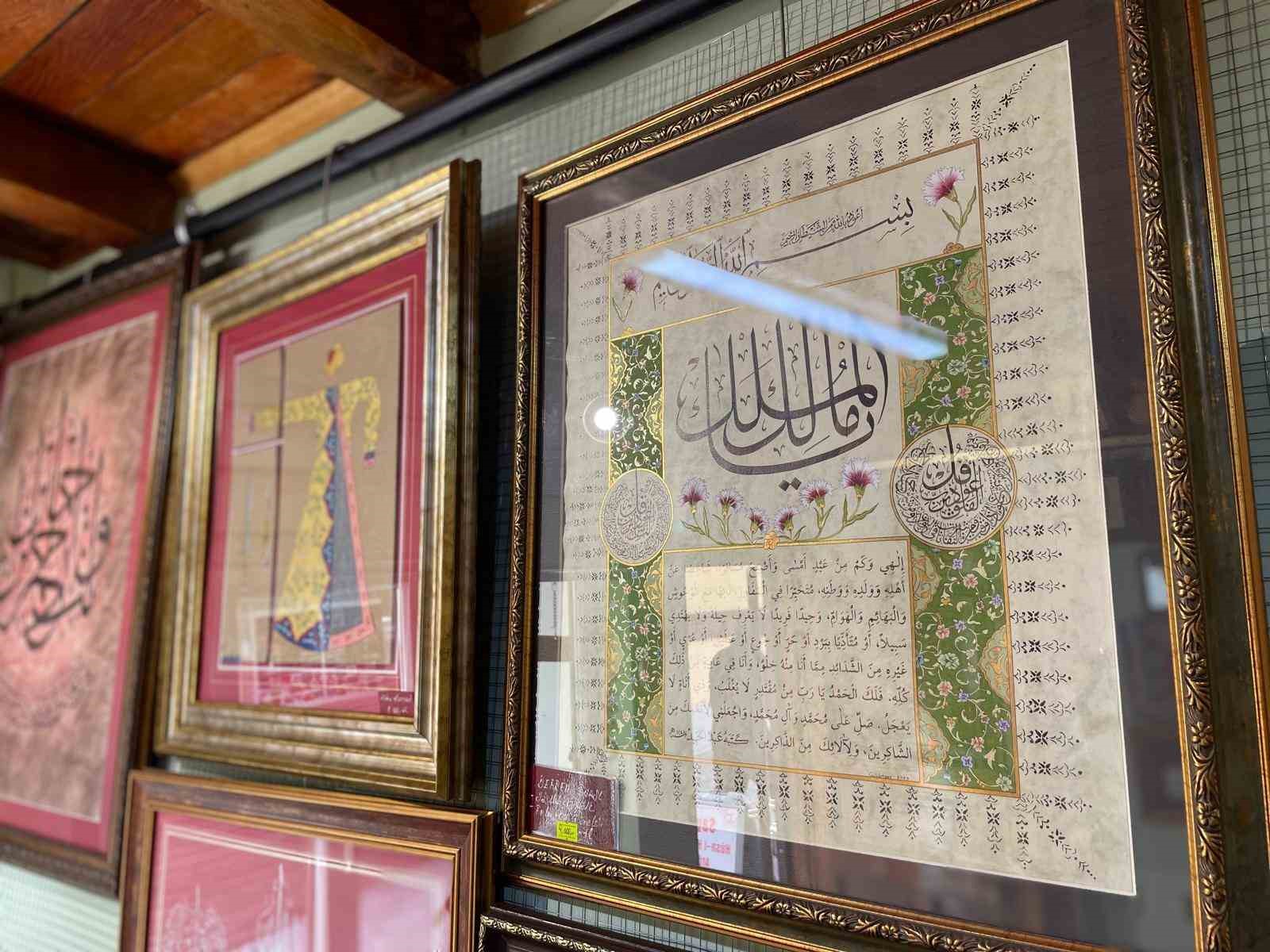 Emekliliğinin ardından Hüsn-i Hat tutkunu oldu