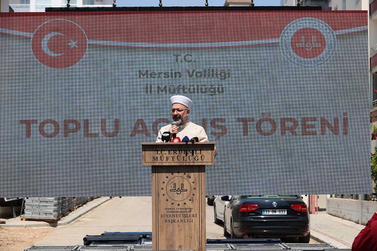 “Camilerin yapılmasına katkıda bulunmak en büyük hayırlardandır”