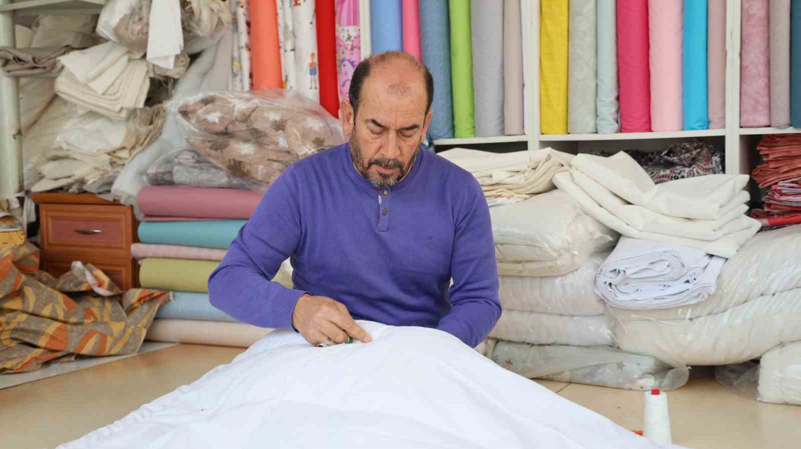 Yorgan işçiliği makineye yenik düştü