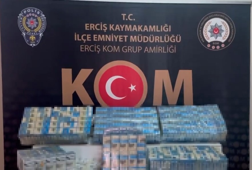 Van’da 3 bin 940 paket kaçak sigara ele geçirildi
