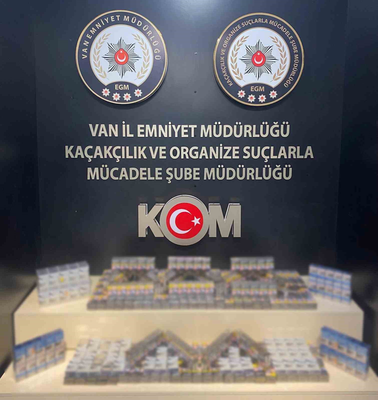 Van’da gümrük kaçakçılığı operasyonu
