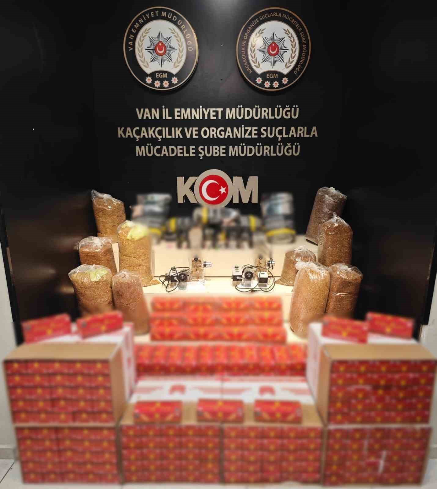 Van’da gümrük kaçakçılığı operasyonu