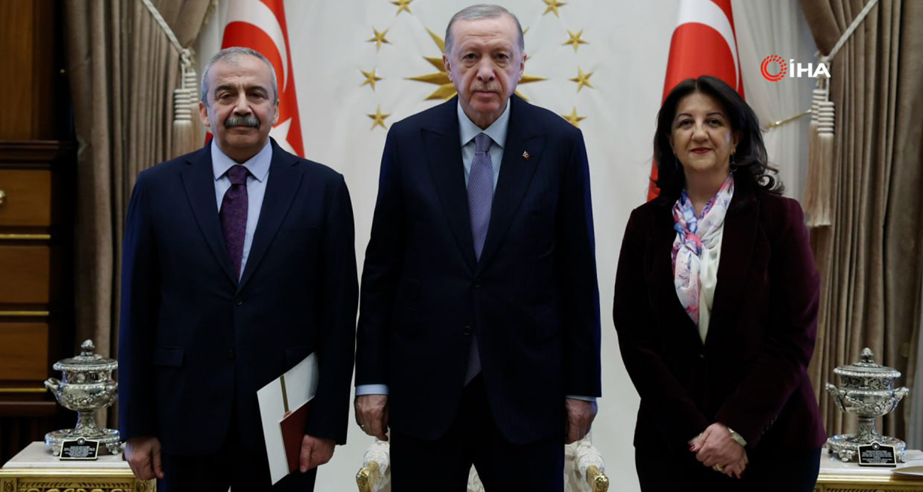 Cumhurbaşkanı Erdoğan, DEM Parti heyetiyle görüştü
