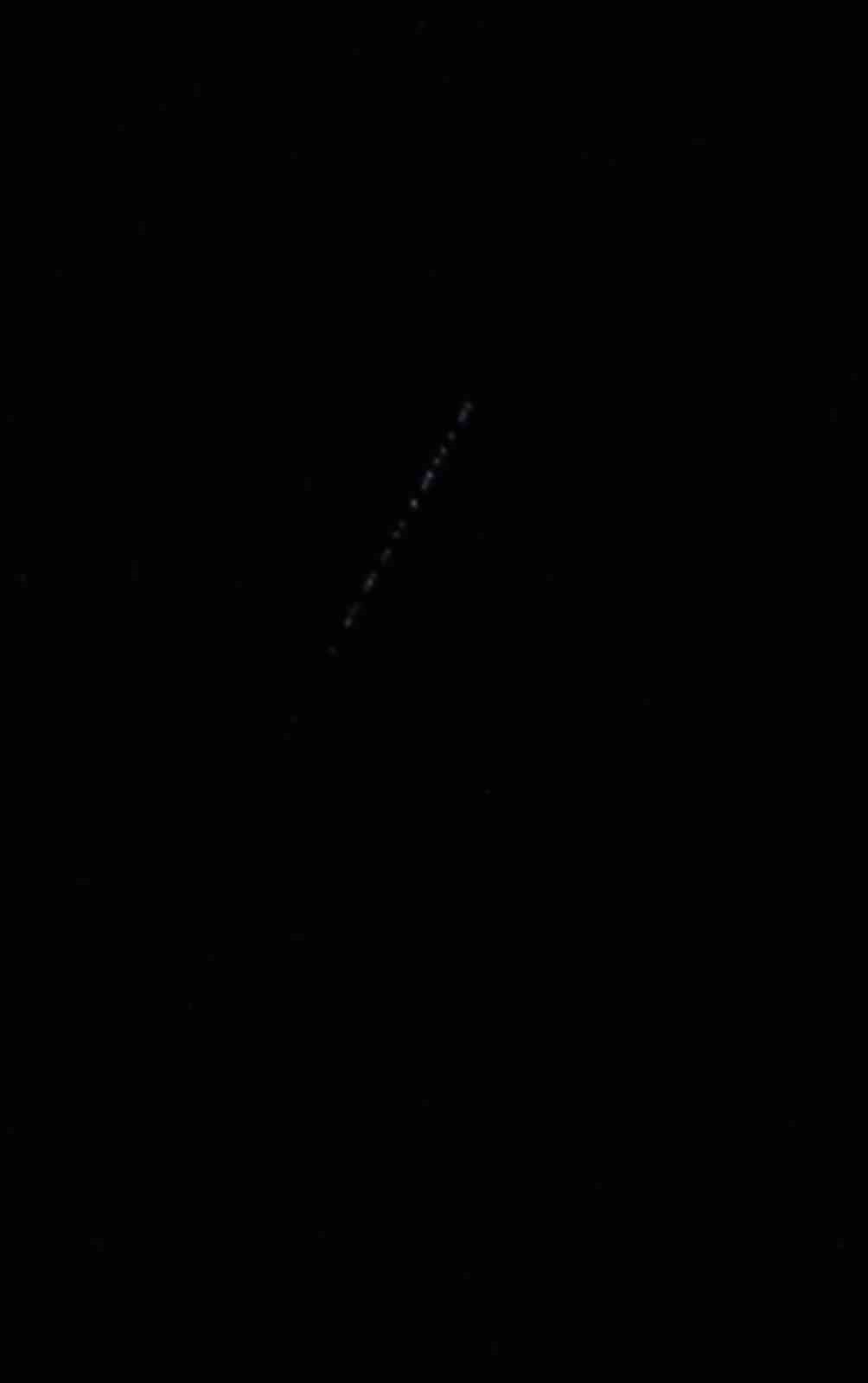 Starlink uyduları Yüksekova’da görüntülendi