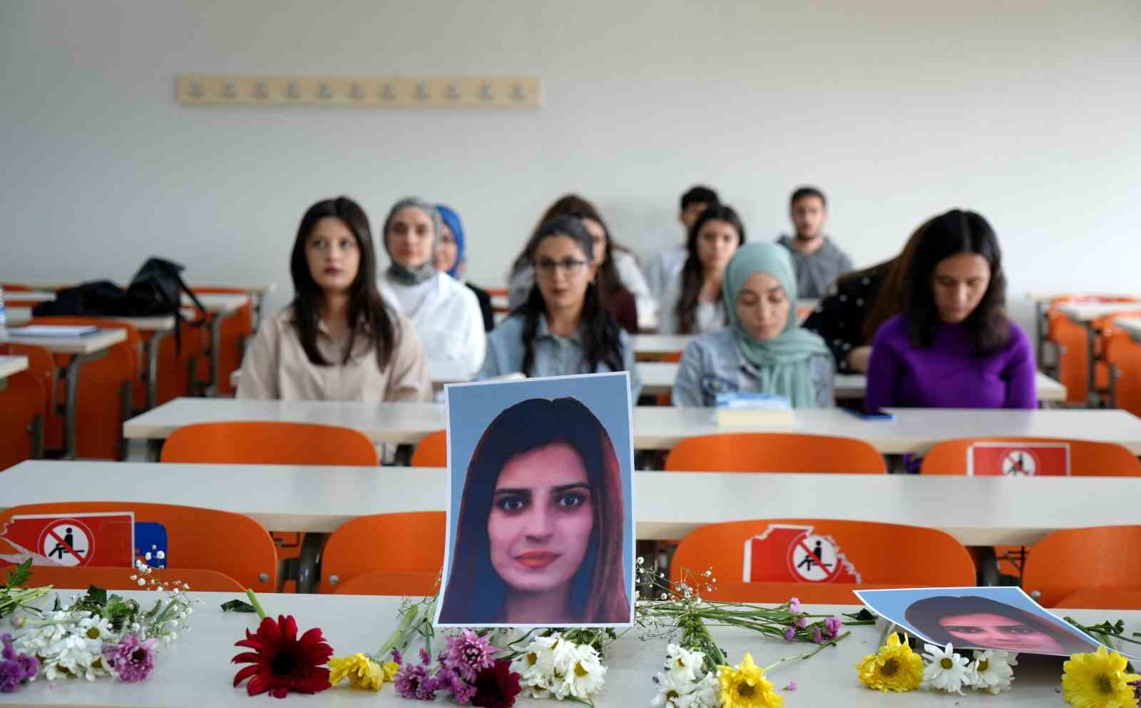 Eşi tarafından öldürülen Hatice’nin sınıfında yas