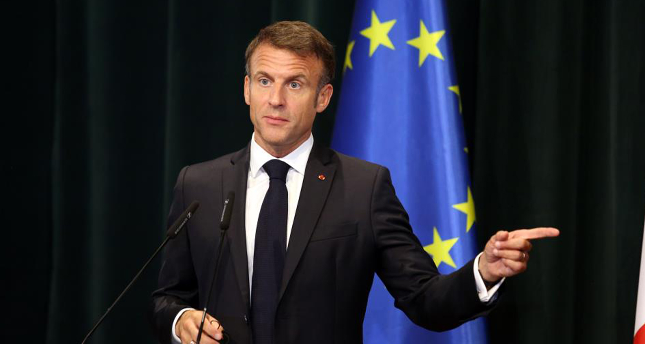 Macron’dan Gazze’ye insani yardımların yeniden başlatılması çağrısı