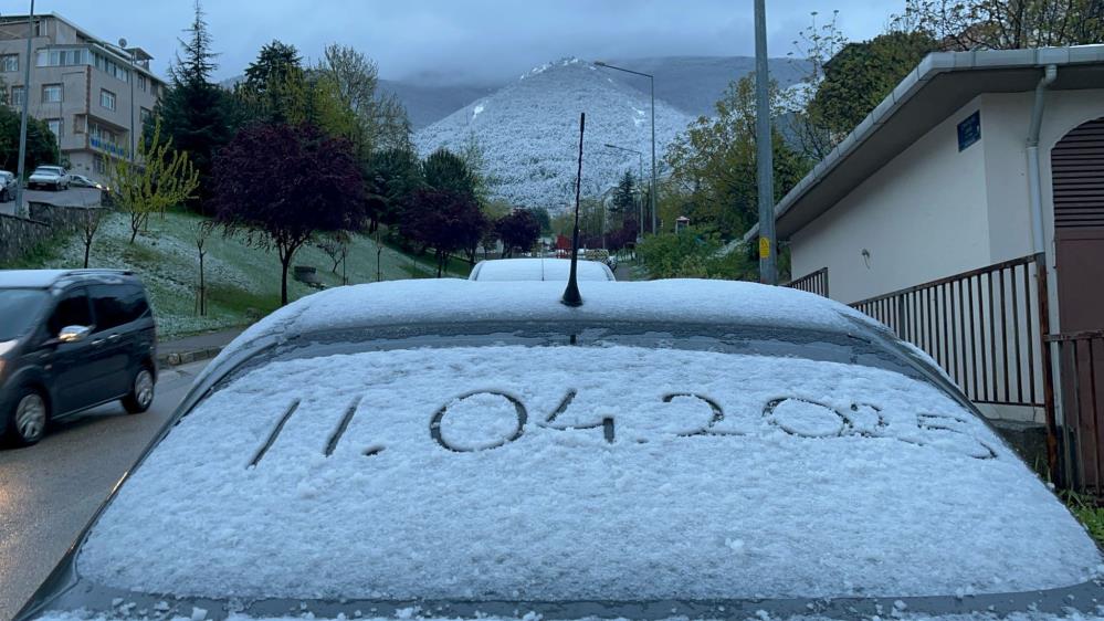 Nisan ayında kar sürprizi!