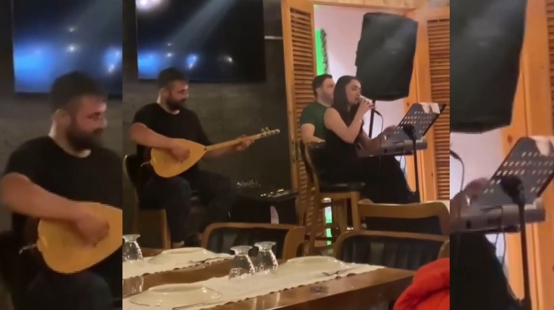 Sahnede görünmez kaza!