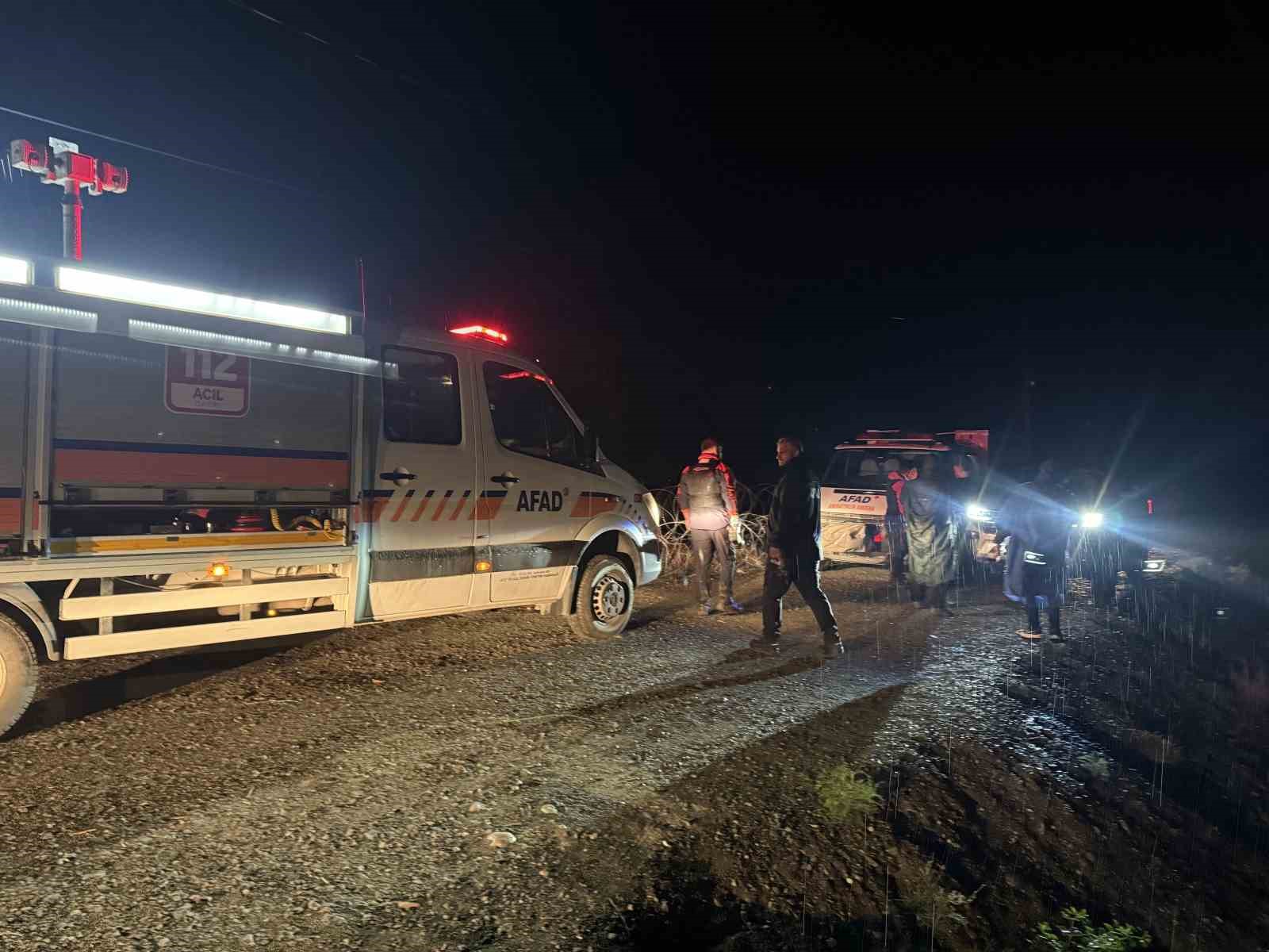 Sınırda kaybolan gencin bulunması için çalışma başlatıldı