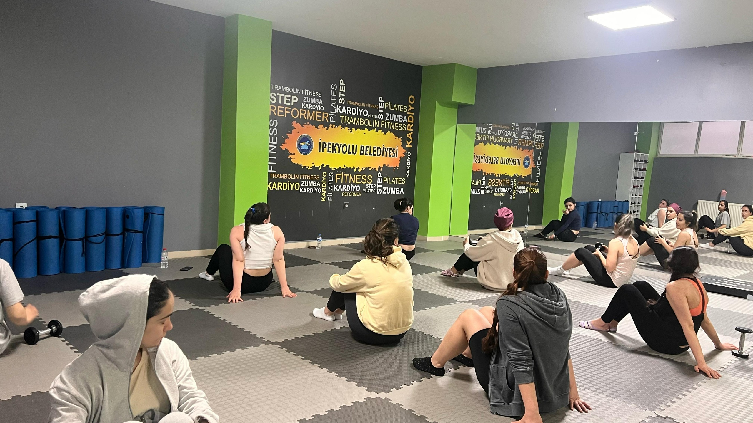 Van’da kadınlara özel spor merkezine yoğun ilgi