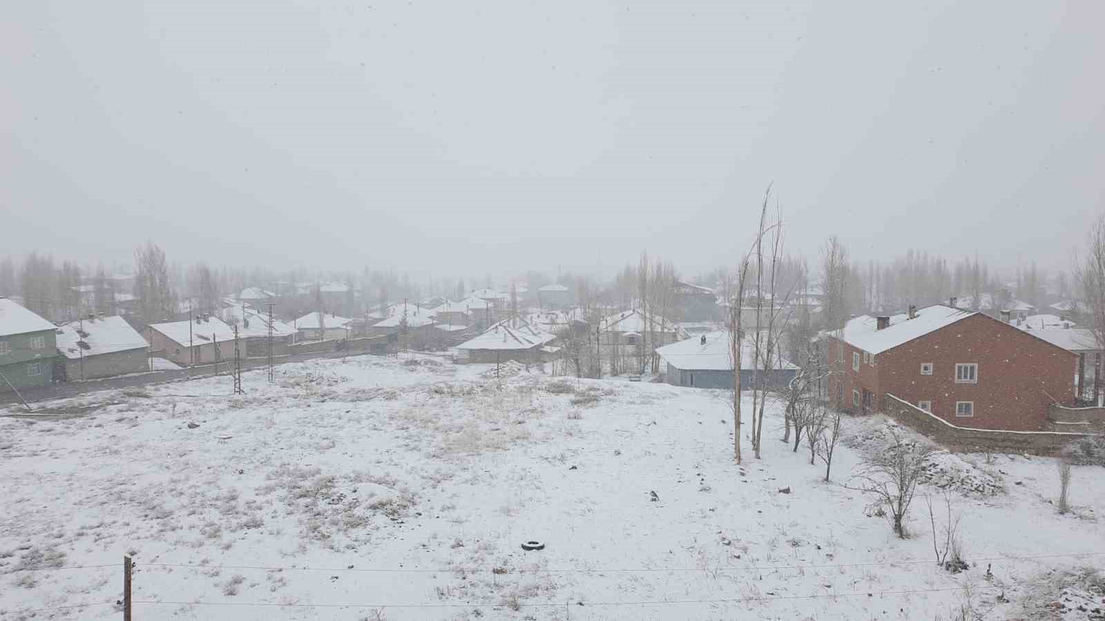 Van’da kar yağışı etkili oldu