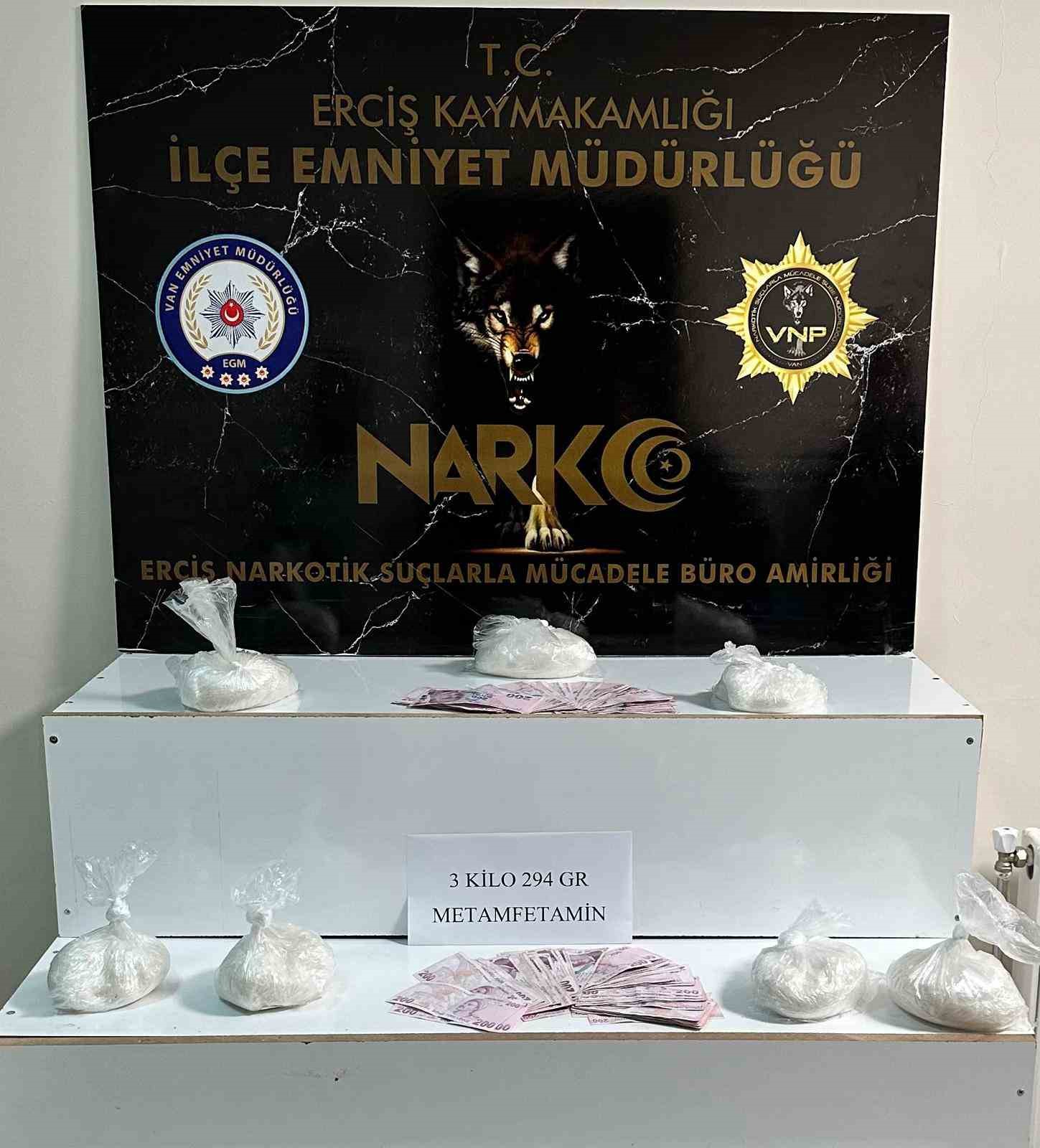 Van’da uyuşturucu operasyonu