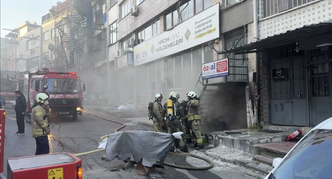 İplik fabrikasında korkutan yangın!