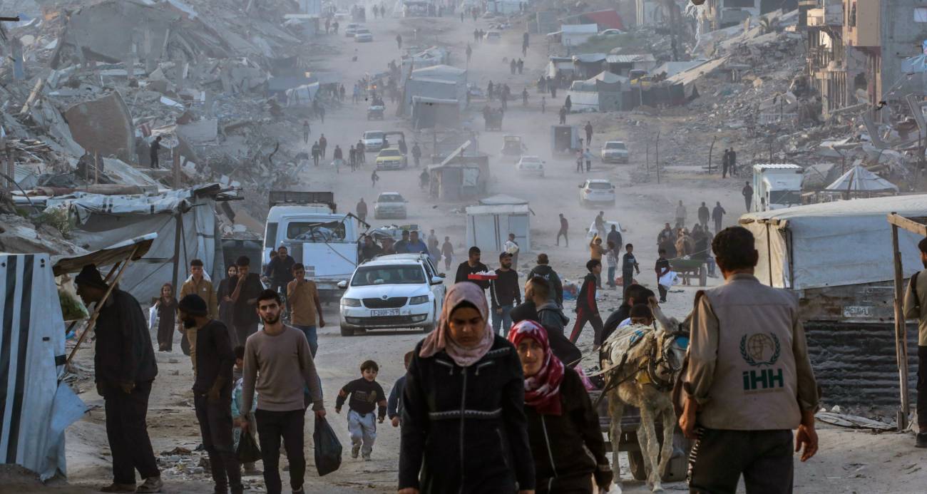 Gazze’de ateşkesin ardından 420 bin kişi yerinden edildi