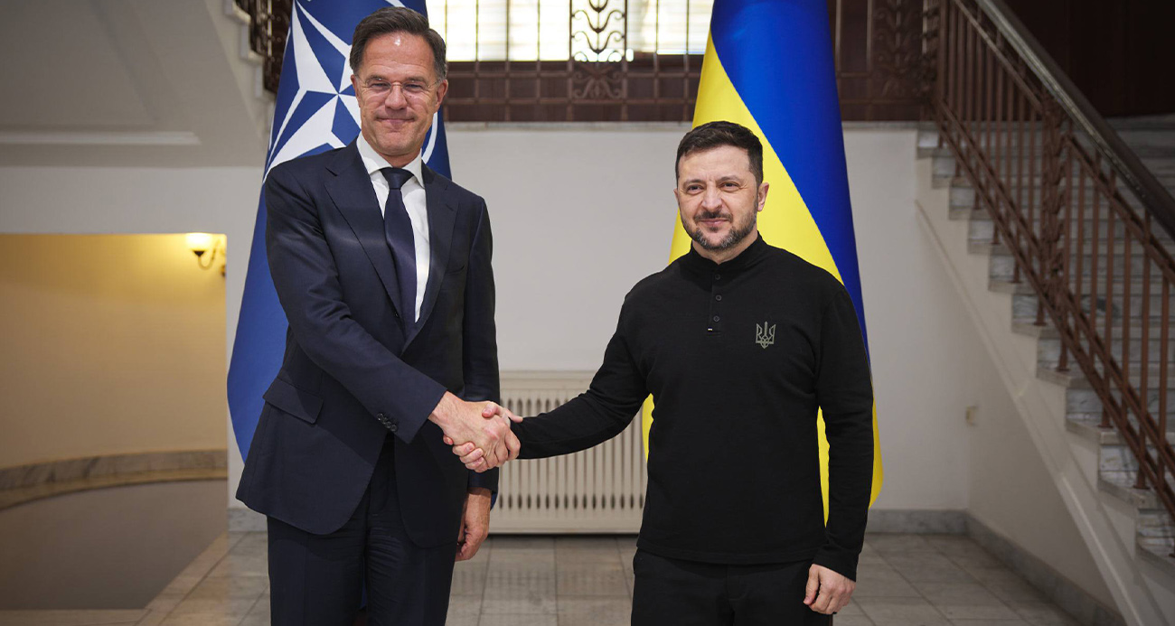 Zelenskiy, NATO Genel Sekreteri Rutte ile bir araya geldi