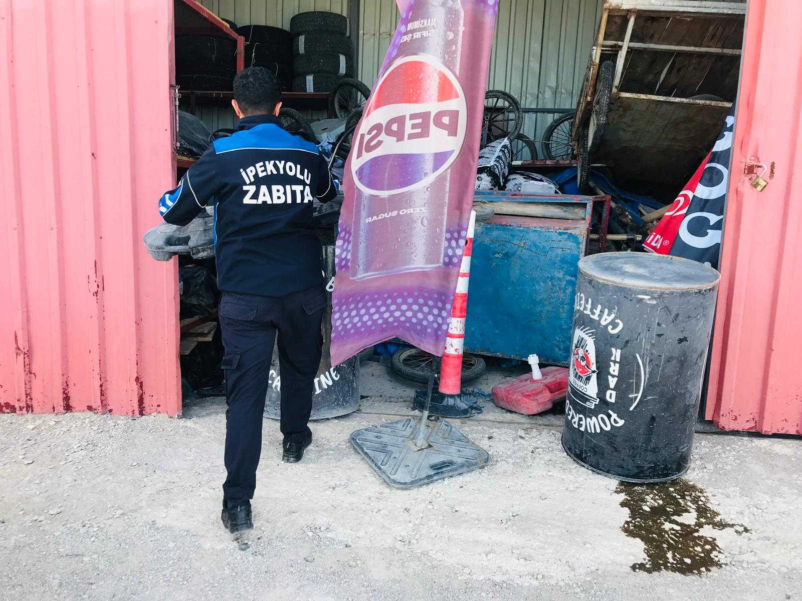 Van’da kaldırım işgalleri sona eriyor