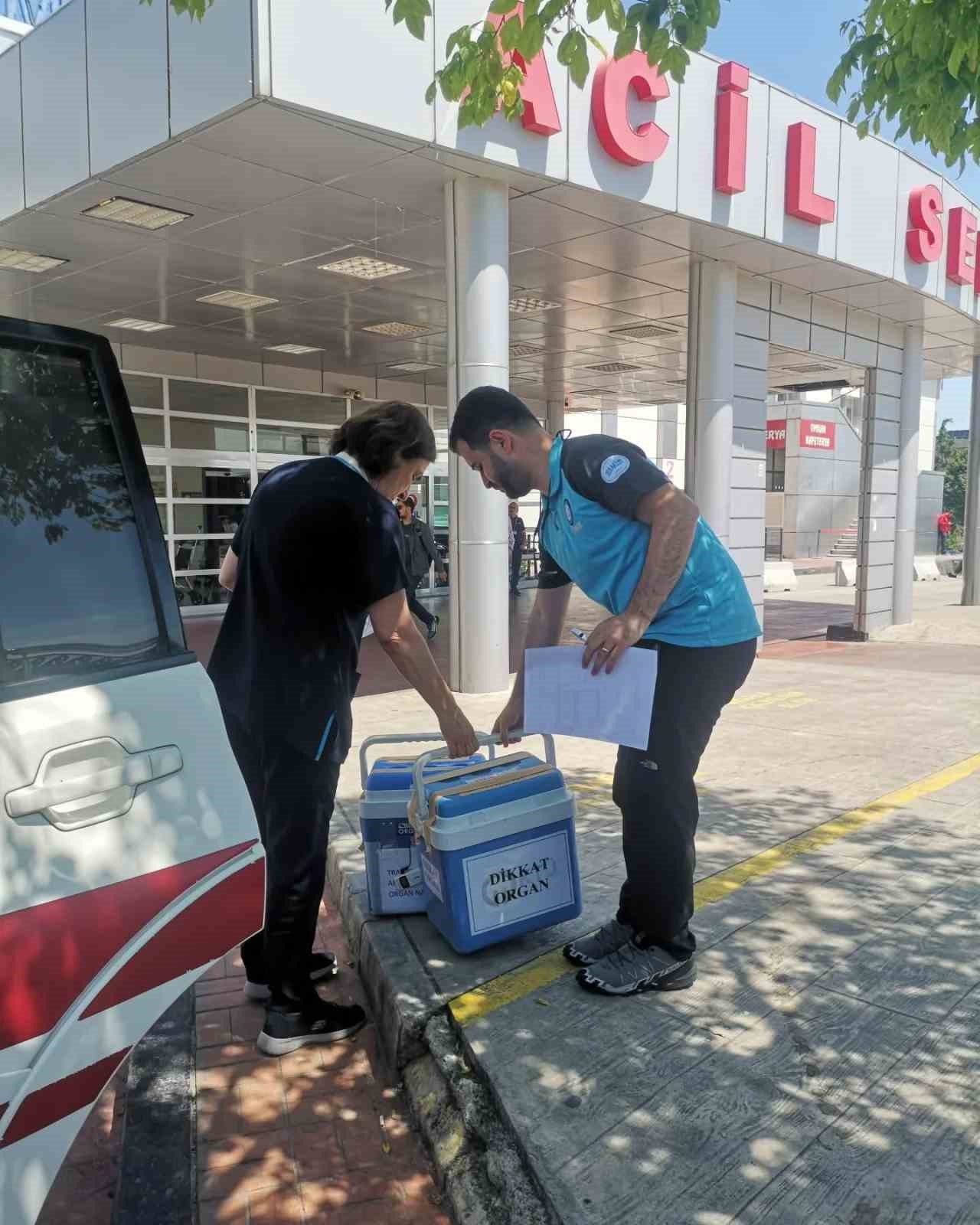 Trabzon’da beyin ölümü gerçekleşen kişinin organları 3 kişiye umut oldu
