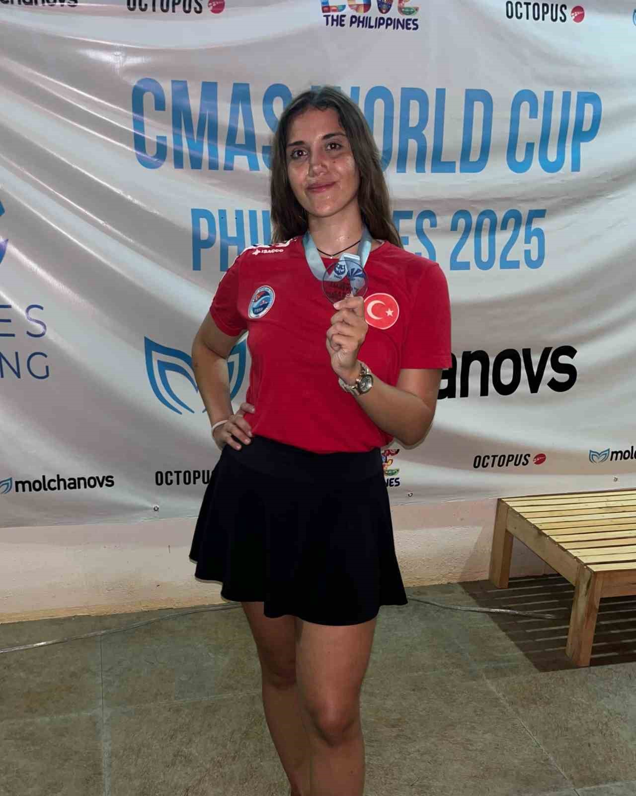Serbest dalışın yeni yıldızı Yasemin Ulucan’dan Dünya Kupası’nda büyük başarı