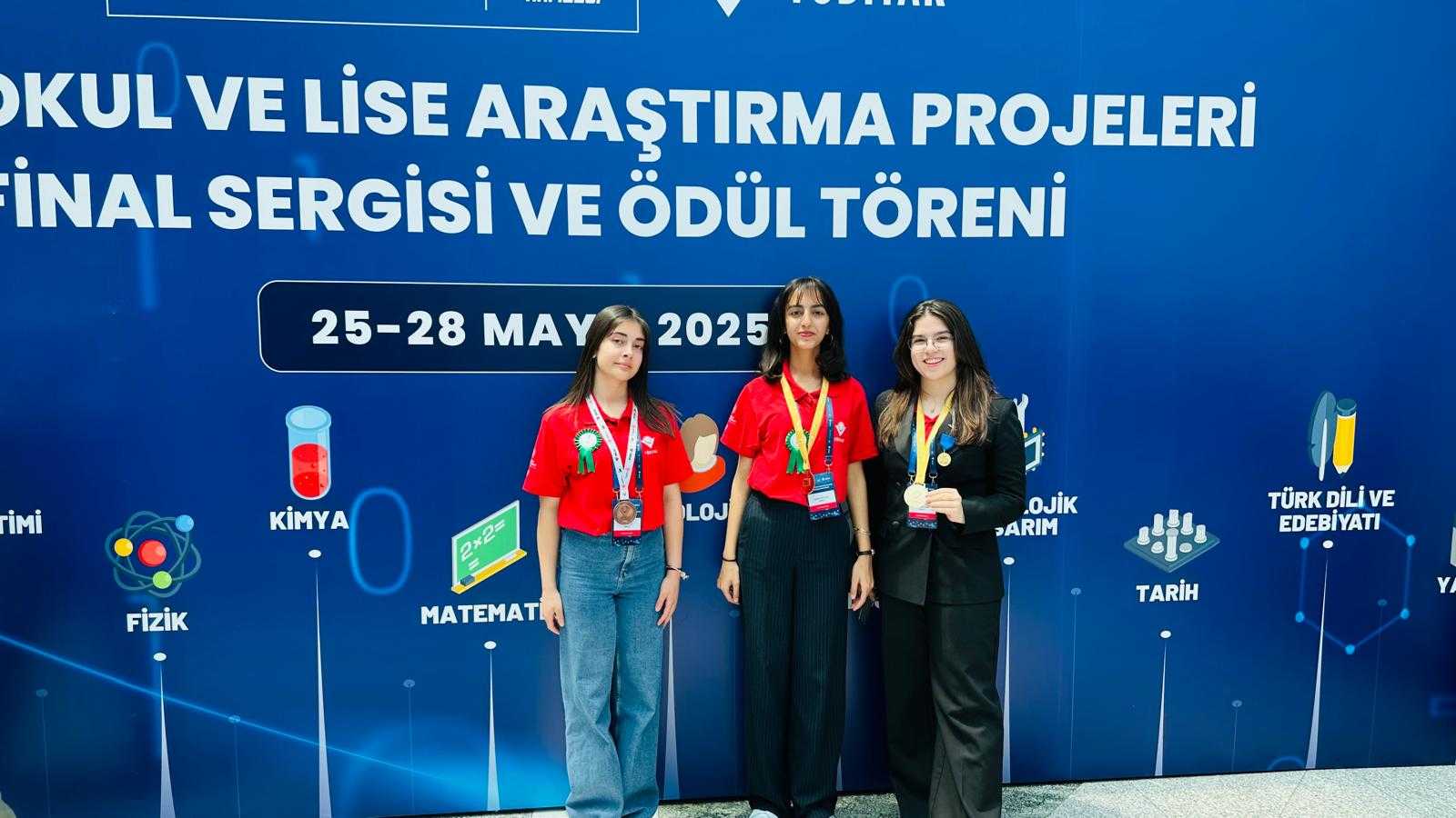 Van TOBB Fen Lisesi, TÜBİTAK Yarışmasında Türkiye Birincisi Oldu