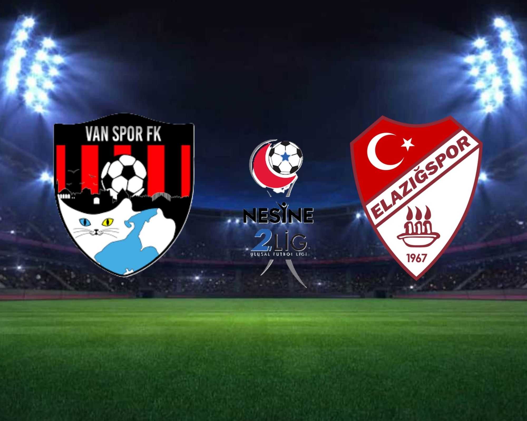 Vanspor FK – Elazığspor İlk 11’leri Belli Oldu!