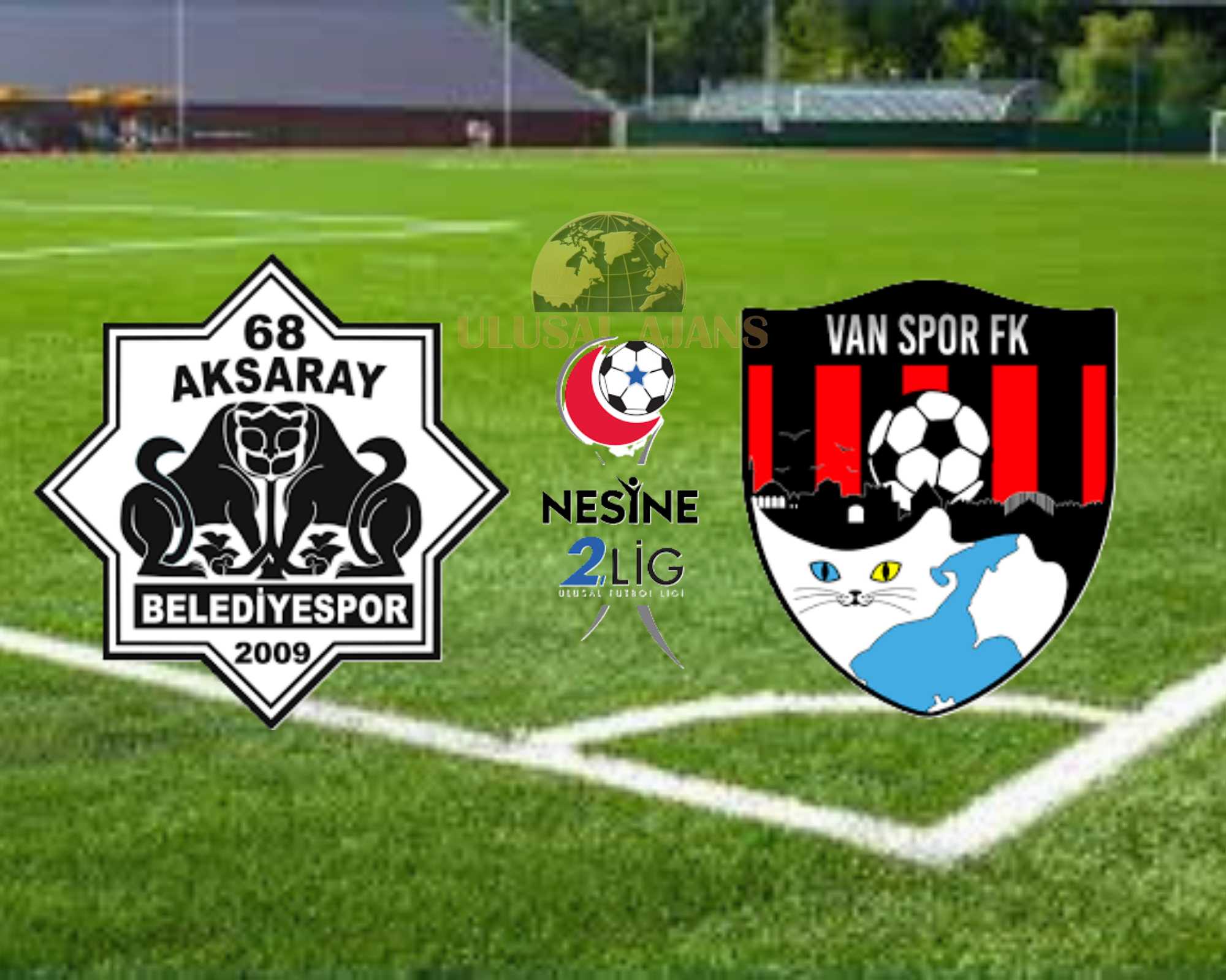 Aksarayspor – Vanspor Karşılaşmasında İlk 11’ler Belli Oldu