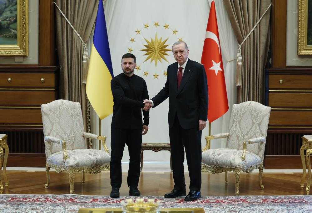 Cumhurbaşkanı Erdoğan Zelenskiy ile bir araya geldi