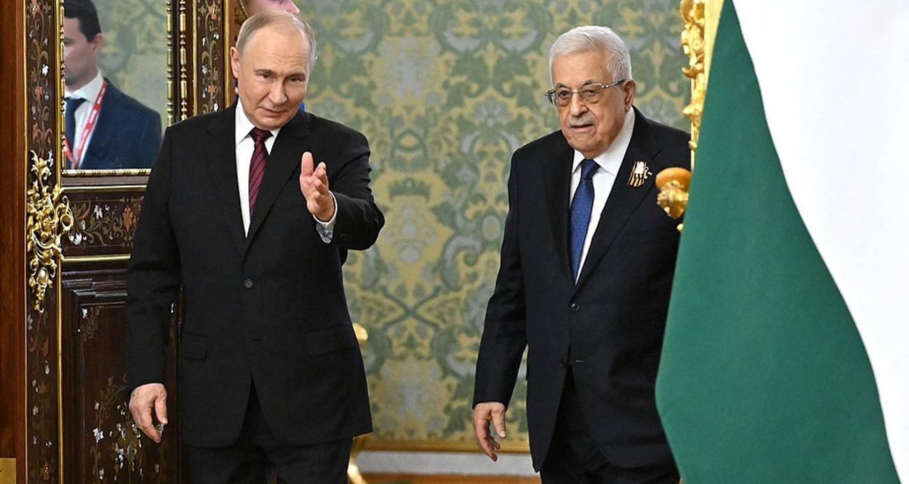 Rusya Devlet Başkanı Putin, Filistinli mevkidaşı Abbas ile görüştü